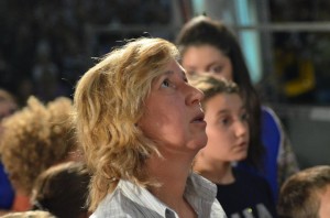 Marija durante una aparición, octubre del 2011