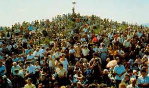 Multitud en peregrinación