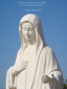 Novena a Maria Reina de la Paz