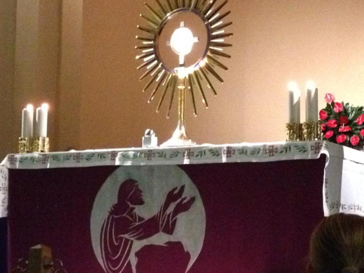 Adoración al Santísimo en Medjugorje el sábado 12 de abril de 2014  (2)