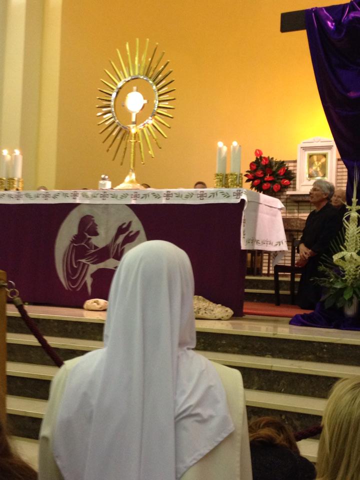 Adoración al Santísimo en Medjugorje el sábado 12 de abril de 2014  (4)