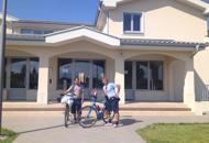 Llegaron a Medjugorje en bicicleta