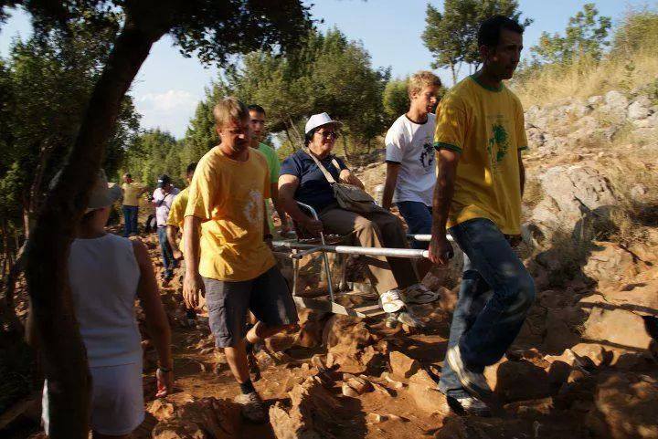 Discapacitados suben los cerros en Medjugorje 2