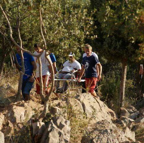 Discapacitados  suben los cerros en Medjugorje 4