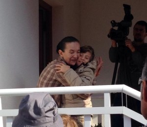 Vicka con Alessandro en Medjugorje - 1