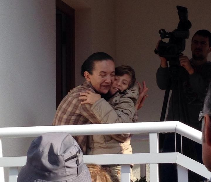 Vicka con Alessandro en Medjugorje - 1