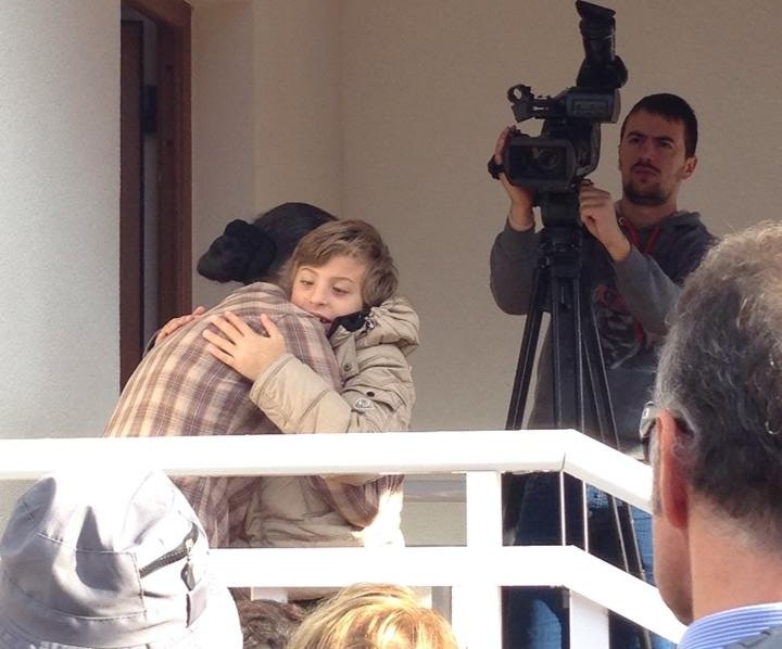 Vicka con Alessandro en Medjugorje - 2