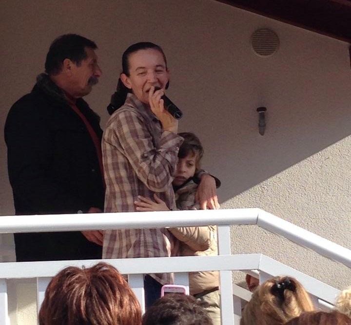 Vicka con Alessandro en Medjugorje - 3