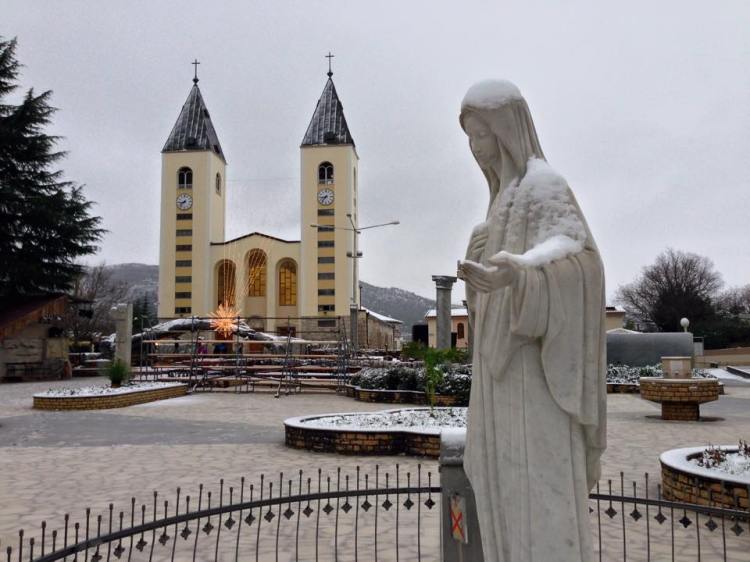 Nieva en Medjugorje 2
