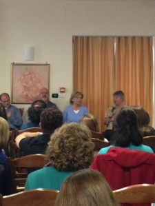 Mirjana con los peregrinos 1